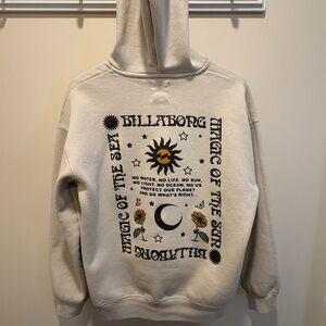 Billabong Cream Hoodie for Men